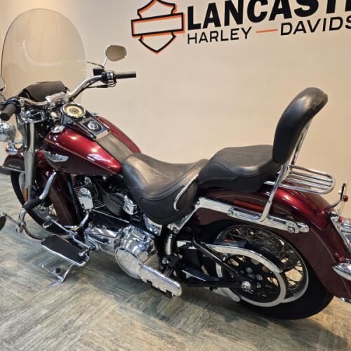 2008 Harley-Davidson® Softail® Deluxe Crimson Red Sunglo FLSTN thumb 1