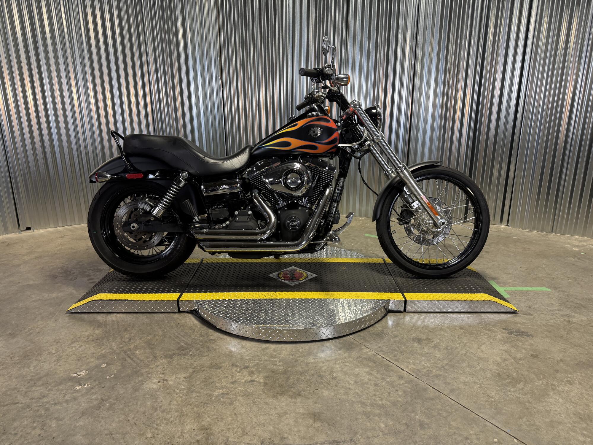 2015 Harley-Davidson® Wide Glide® Black Denim with Old Skool Graphic