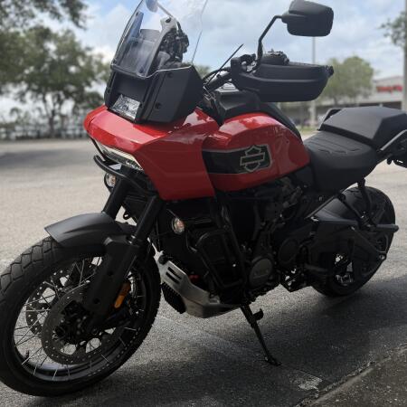 2026 Harley-Davidson® Pan America® 1250 Special Blood Orange Black Cast Wheels thumb 1
