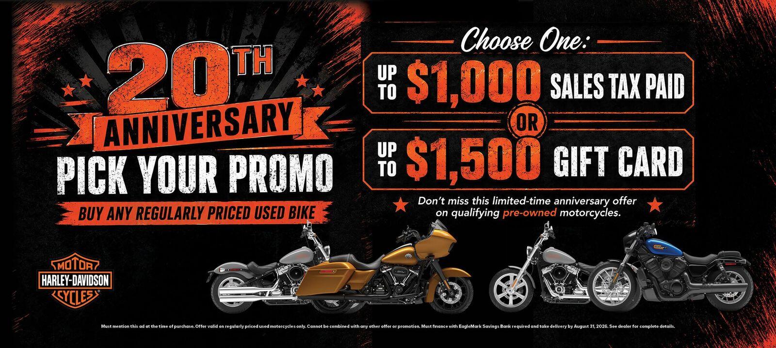 20th Anniversary Pick Your Promo