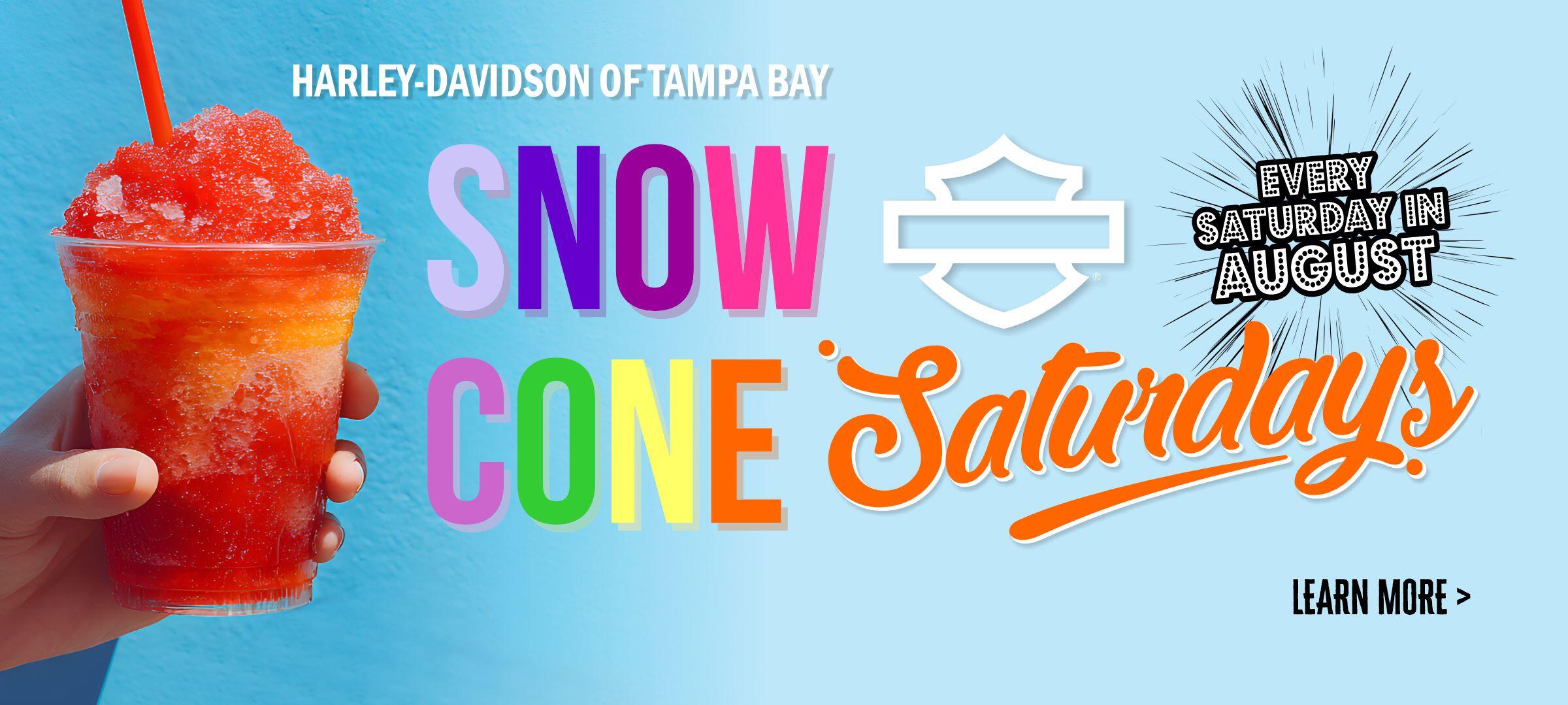 Snow Cone Saturdays