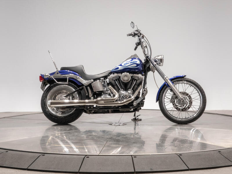 2008 HARLEY-DAVIDSON FXSTC CUSTOM in Blue / Silver - H-D Paint Set