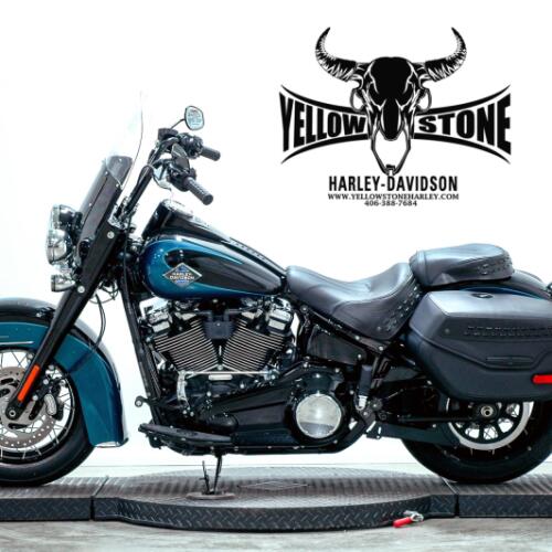 2026 Harley-Davidson® Heritage Classic Teal Thunder / Vivid Black Black Laced Wheels thumb 0