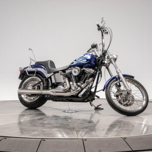 2008 HARLEY-DAVIDSON FXSTC CUSTOM in Blue / Silver - H-D Paint Set thumb 3
