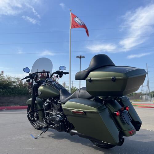 2022 Harley-Davidson® FLHRXS  Road King® Special Mineral Green Denim 634625 thumb 0