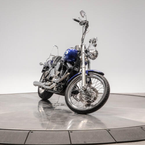 2008 HARLEY-DAVIDSON FXSTC CUSTOM in Blue / Silver - H-D Paint Set thumb 2