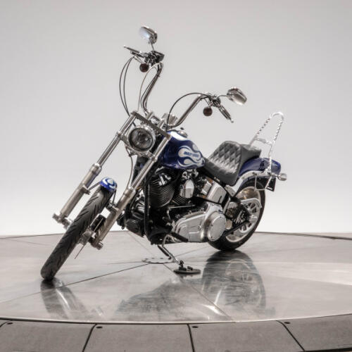 2008 HARLEY-DAVIDSON FXSTC CUSTOM in Blue / Silver - H-D Paint Set thumb 0