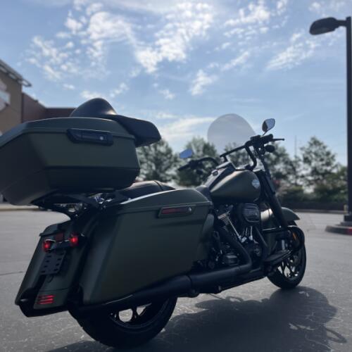 2022 Harley-Davidson® FLHRXS  Road King® Special Mineral Green Denim 634625 thumb 2
