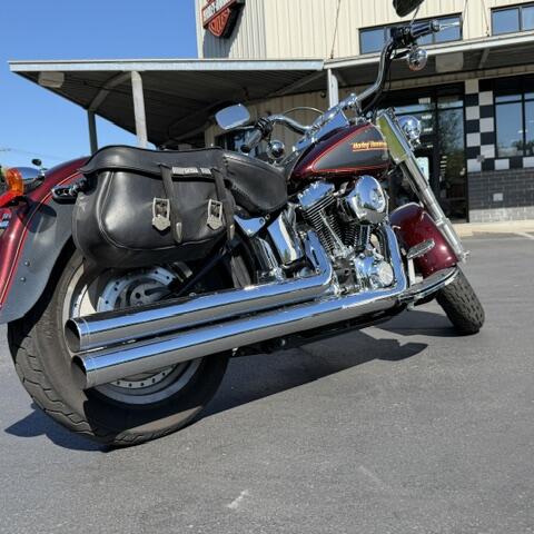2001 Harley-Davidson® Fat Boy® Black Cherry Pearl & Pewter Pearl thumb 0