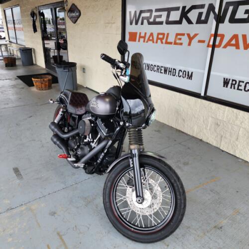 2017 Harley-Davidson® Street Bob® Two-Tone Charcoal Denim/Black Denim thumb 1