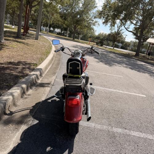 2002 Vulcan 800 Aztec Red thumb 2