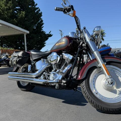 2001 Harley-Davidson® Fat Boy® Black Cherry Pearl & Pewter Pearl thumb 3