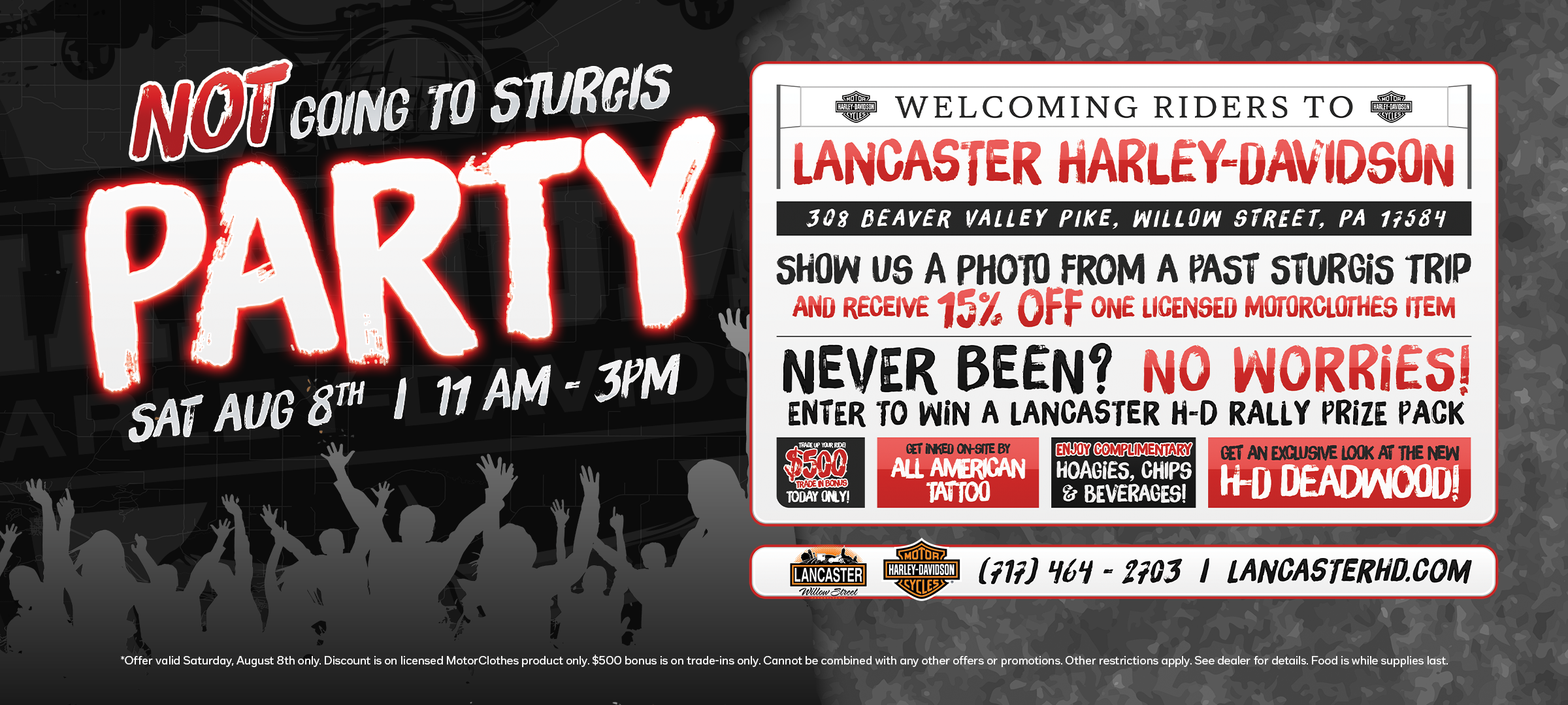 Not Going to Sturgis Party