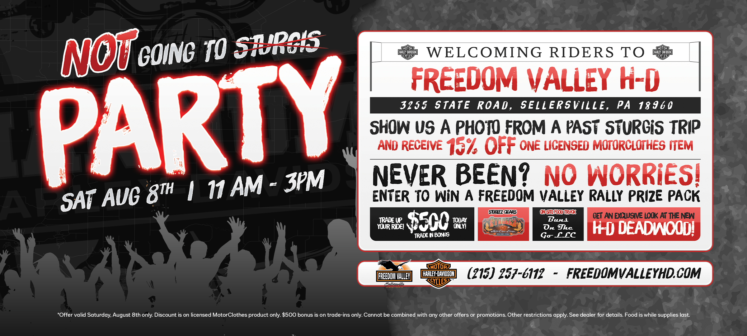 Not Going to Sturgis Party