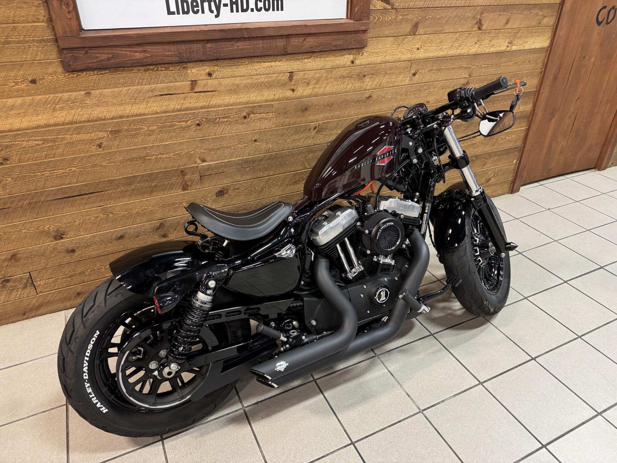 2021 Harley-Davidson® Forty-Eight® Midnight Crimson XL1200X, photo 8