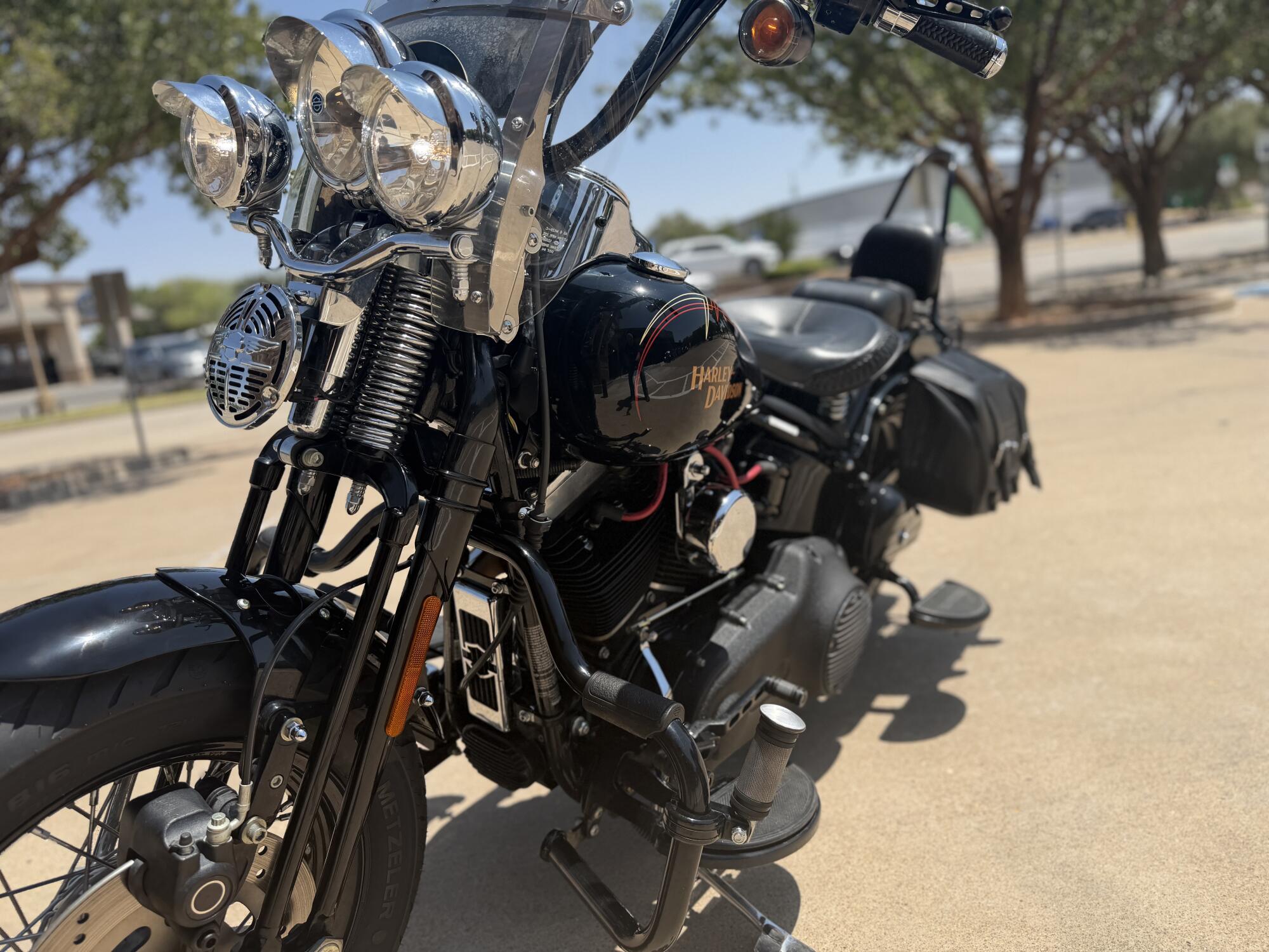 2008 Harley-Davidson® Softail® Cross Bones™ Black Denim, photo 14