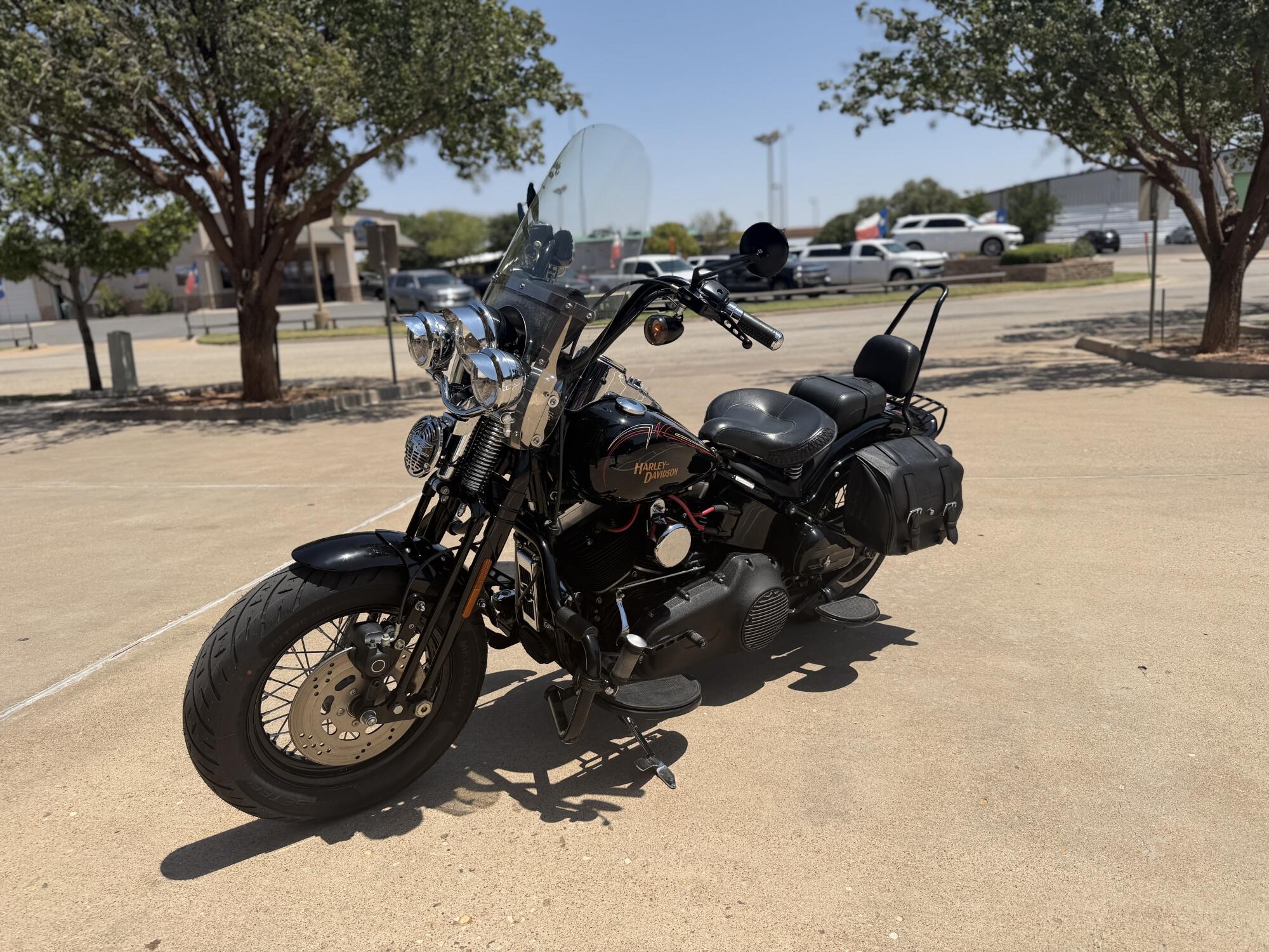 2008 Harley-Davidson® Softail® Cross Bones™ Black Denim, photo 4