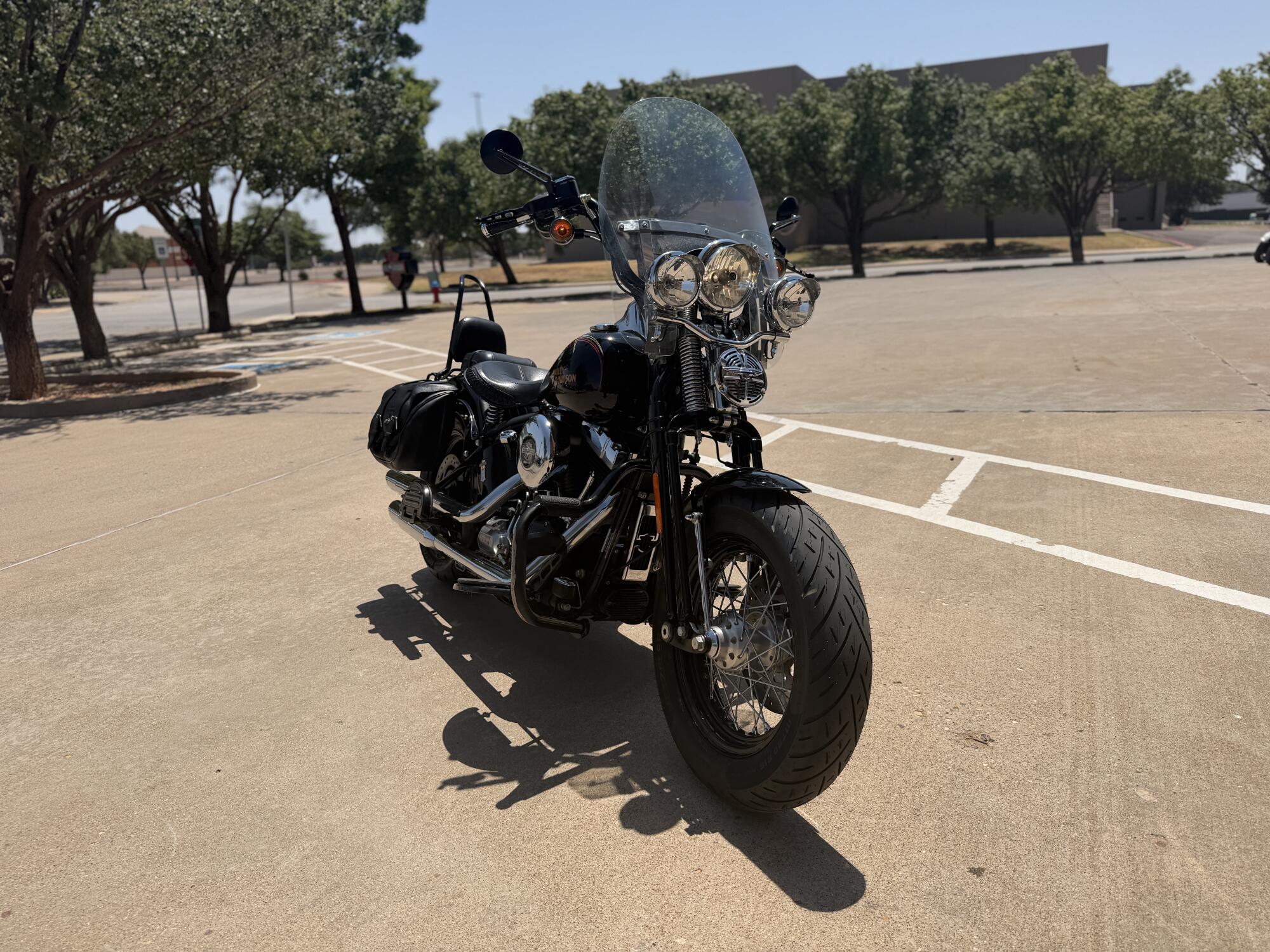 2008 Harley-Davidson® Softail® Cross Bones™ Black Denim, photo 2