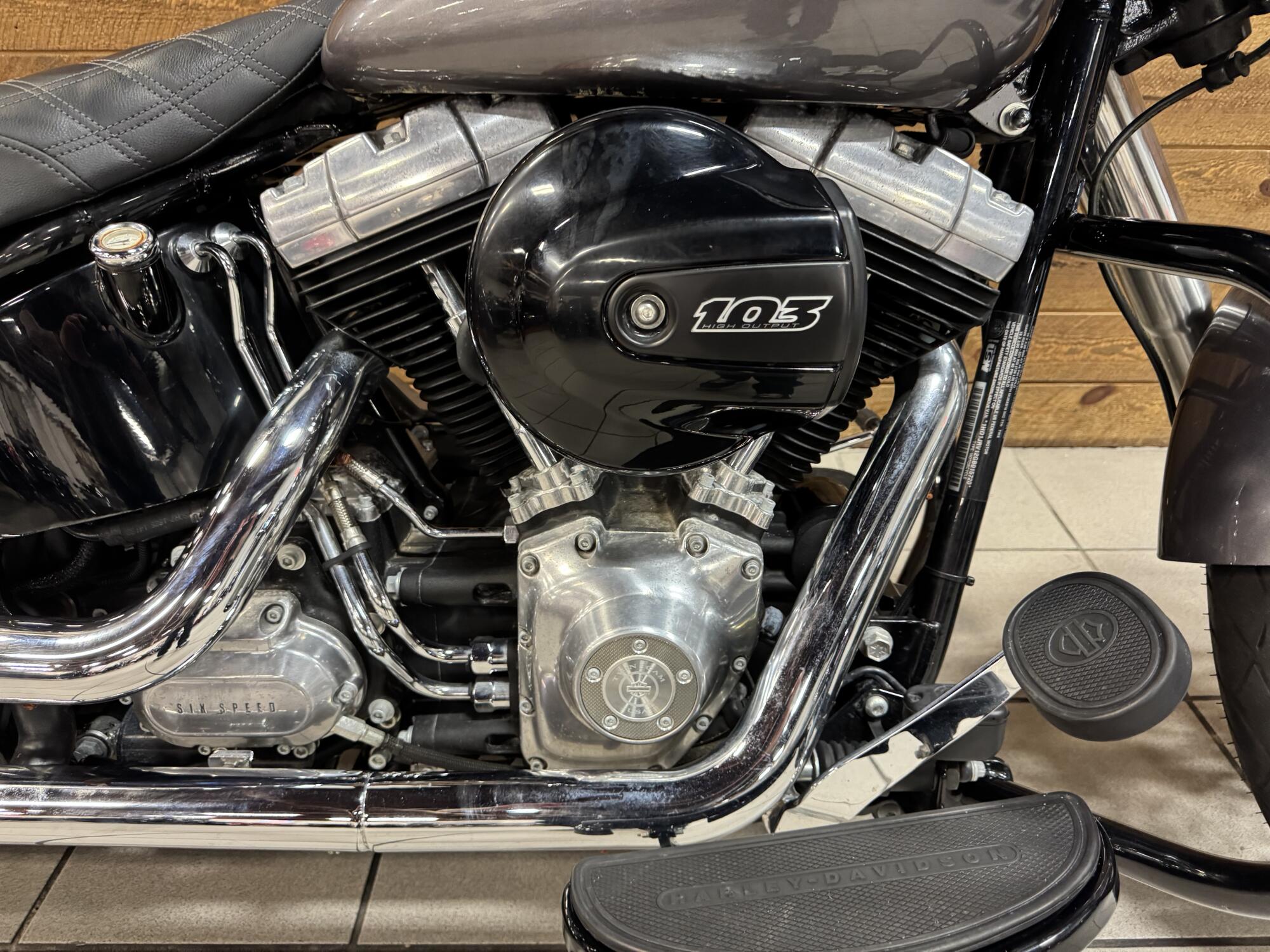 2016 Harley-Davidson® Softail Slim® Charcoal Pearl FLS103, photo 3