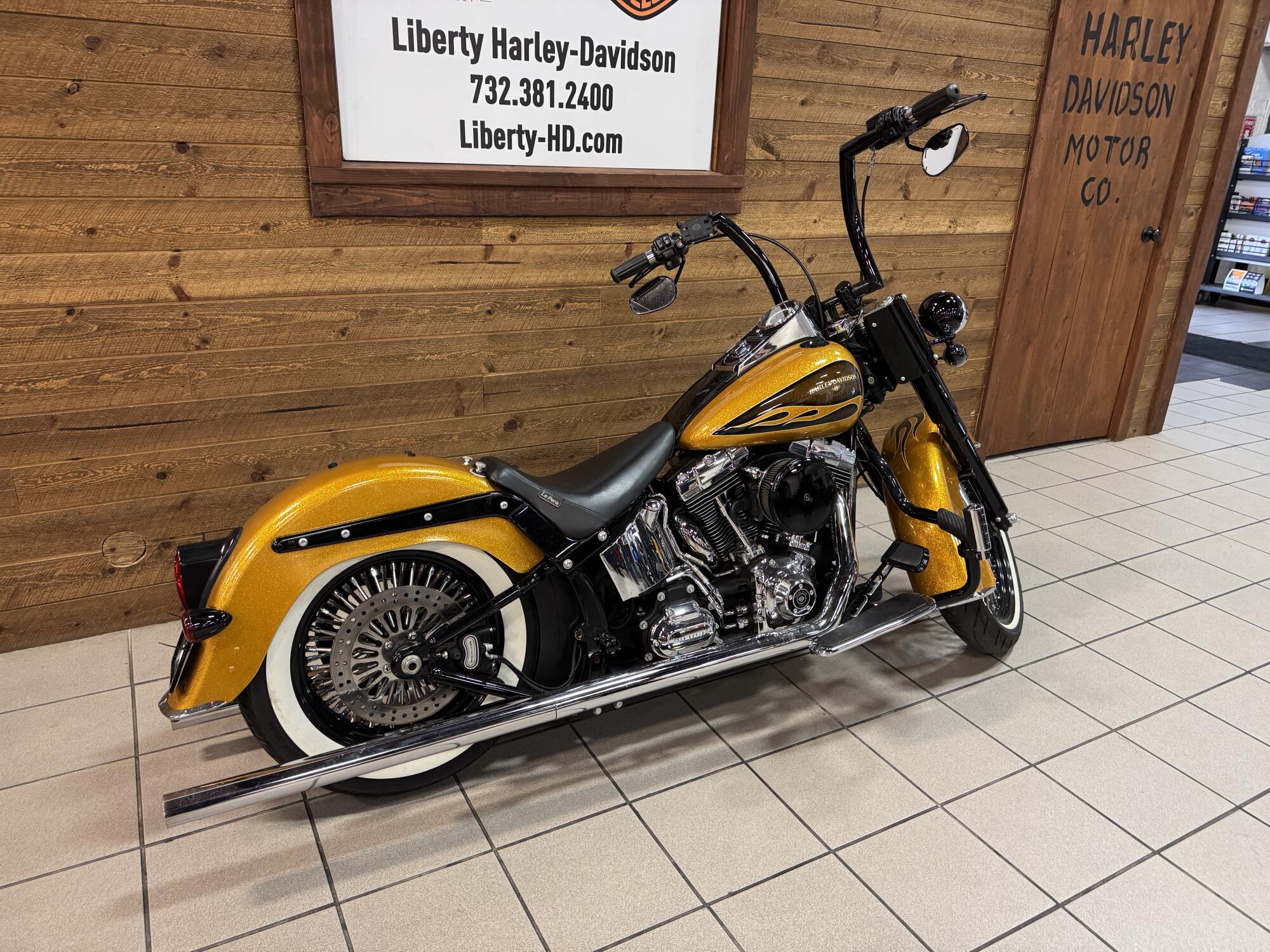 2016 Harley-Davidson® Softail® Deluxe Hard Candy Gold Flake FLSTN, photo 7