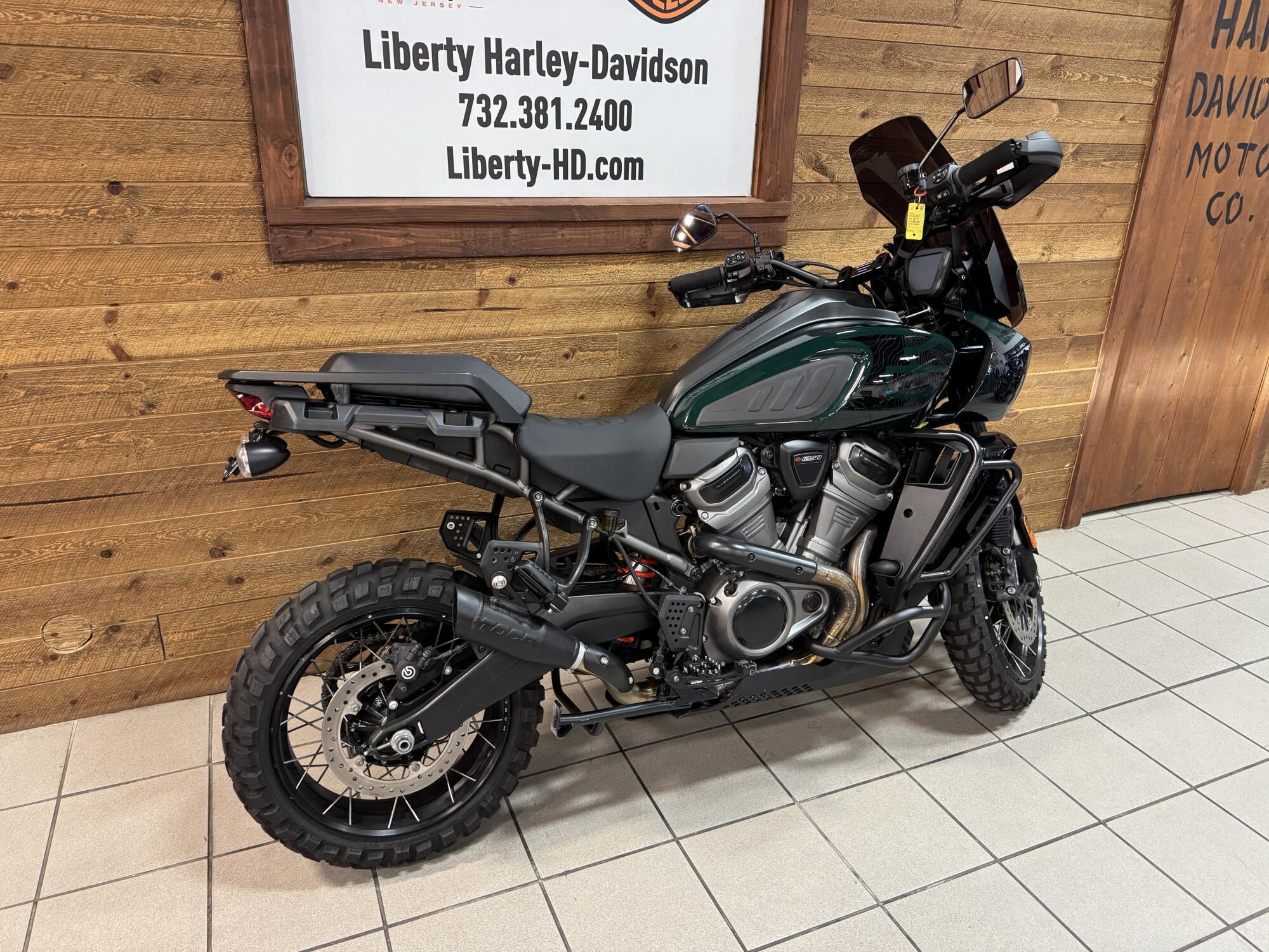 2024 Harley-Davidson® Pan America® 1250 Special Alpine Green w/Laced Wheels RA1250S, photo 8
