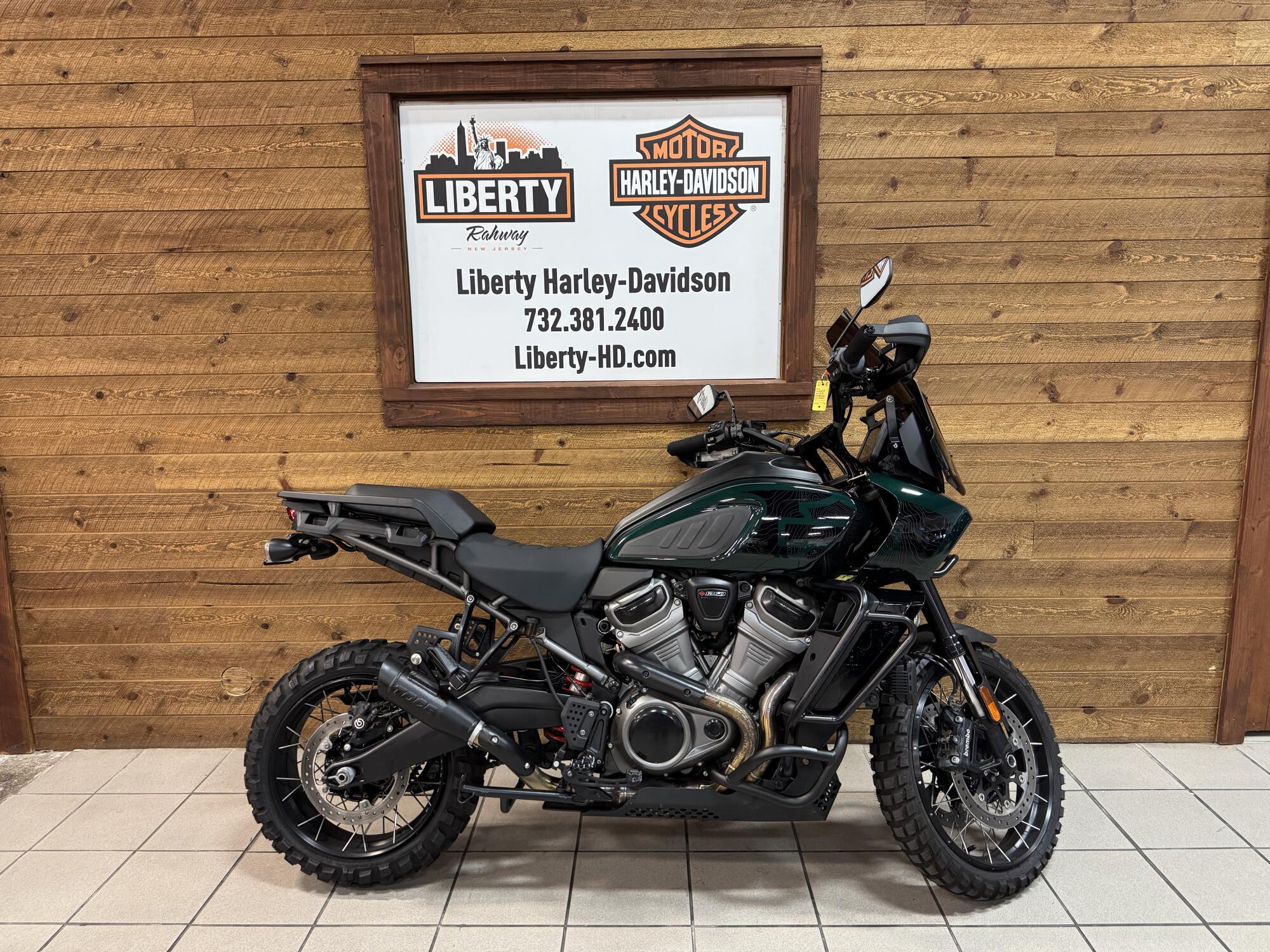 2024 Harley-Davidson® Pan America® 1250 Special Alpine Green w/Laced Wheels RA1250S