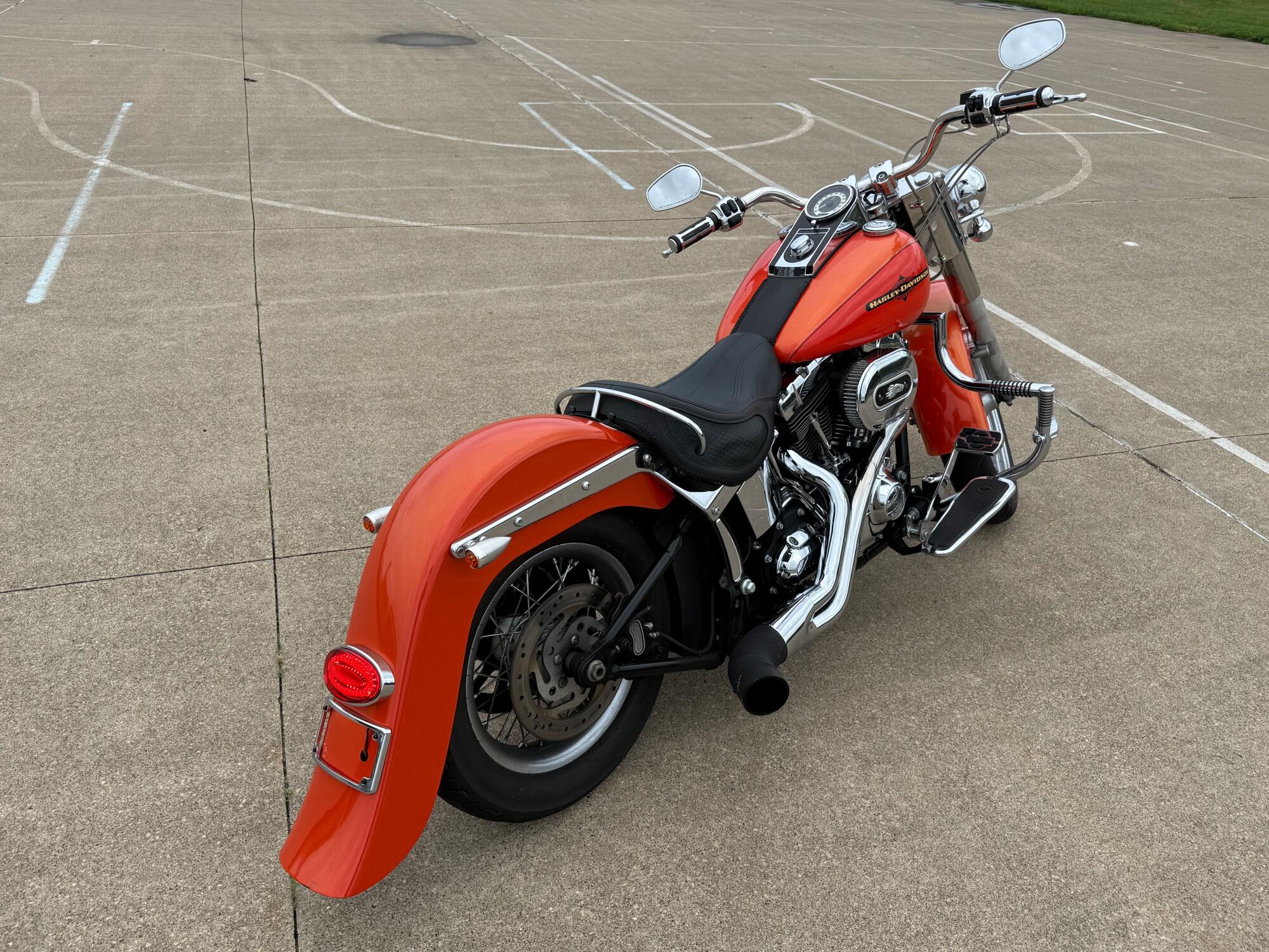 2012 Harley-Davidson® Softail® Deluxe Custom Tequila Sunrise/H-D Orange, photo 8