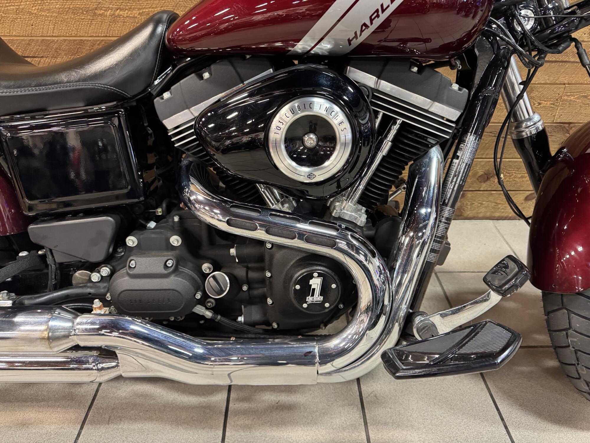 2015 Harley-Davidson® Fat Bob® Mysterious Red Sunglo FXDF, photo 3