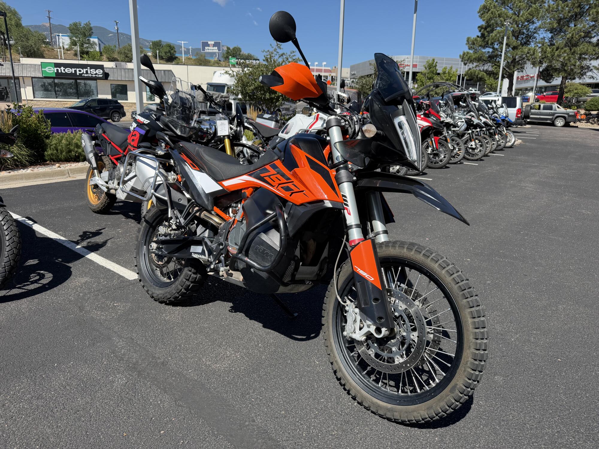 2019 KTM 790 Adventure Black / Orange