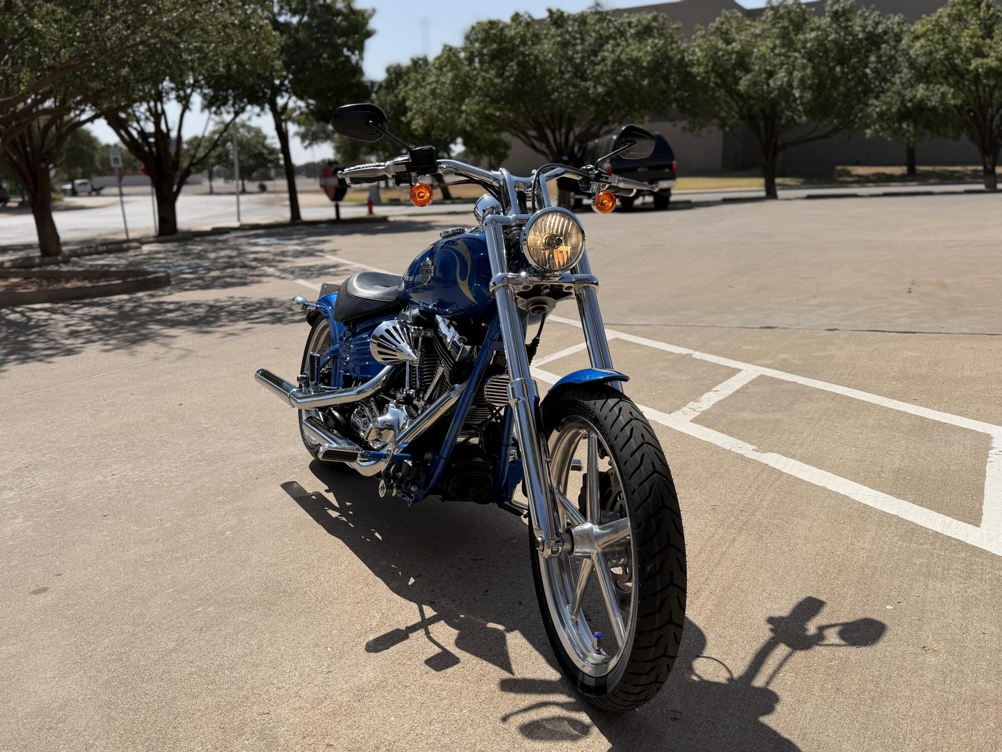 2008 Harley-Davidson® Softail® Rocker™ C PACIFIC BLUE DELUXE, photo 2