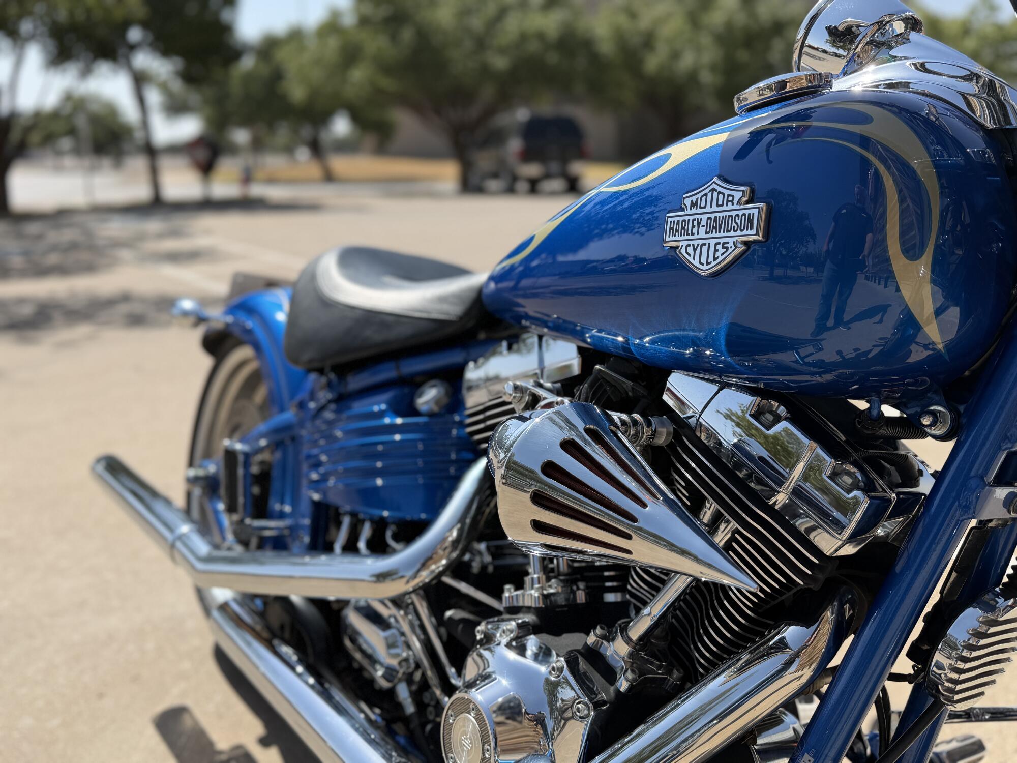 2008 Harley-Davidson® Softail® Rocker™ C PACIFIC BLUE DELUXE, photo 9