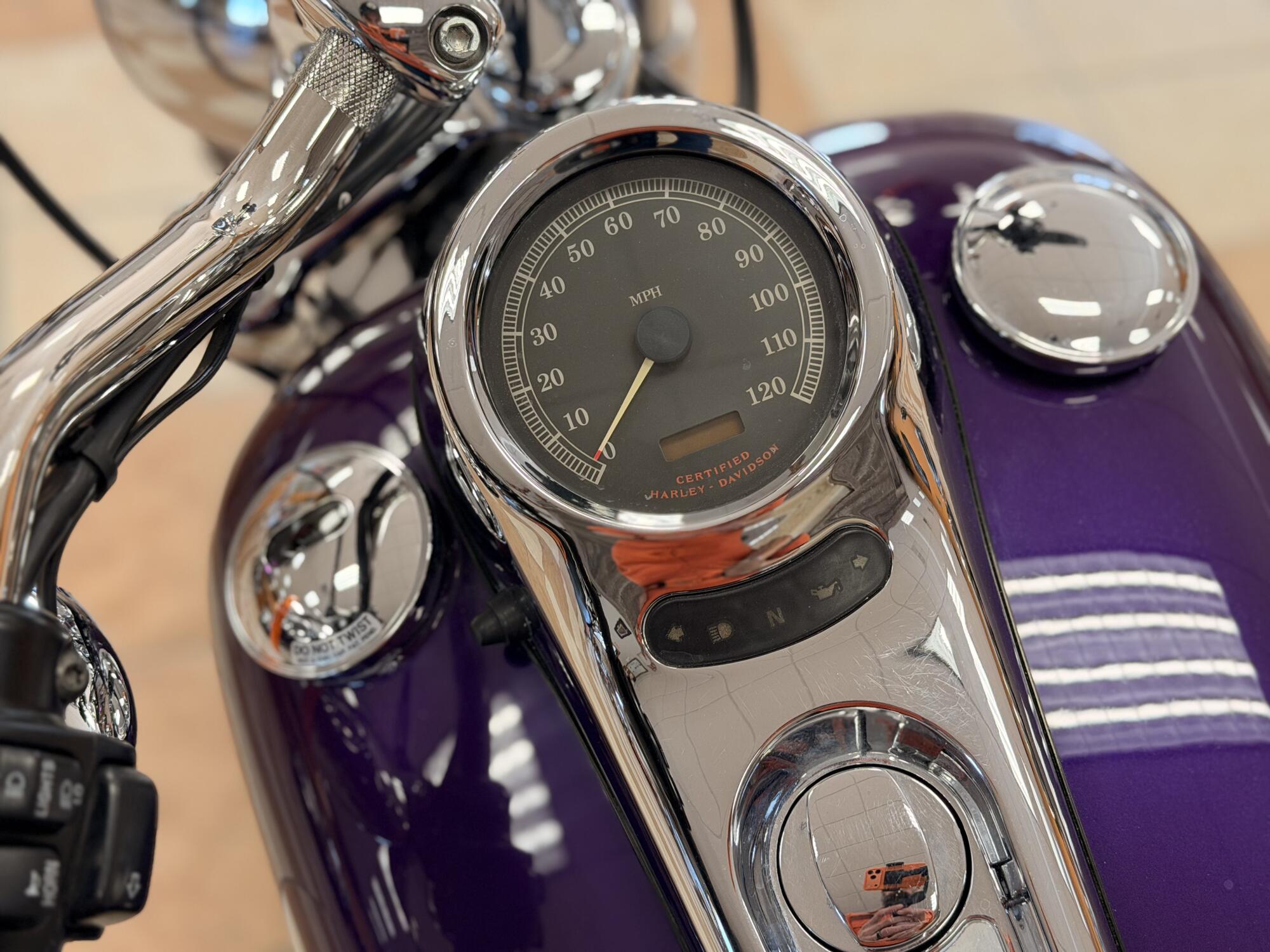 2002 Harley-Davidson® Softail Deuce® Concord Purple Pearl W/ Pinstripe, photo 8