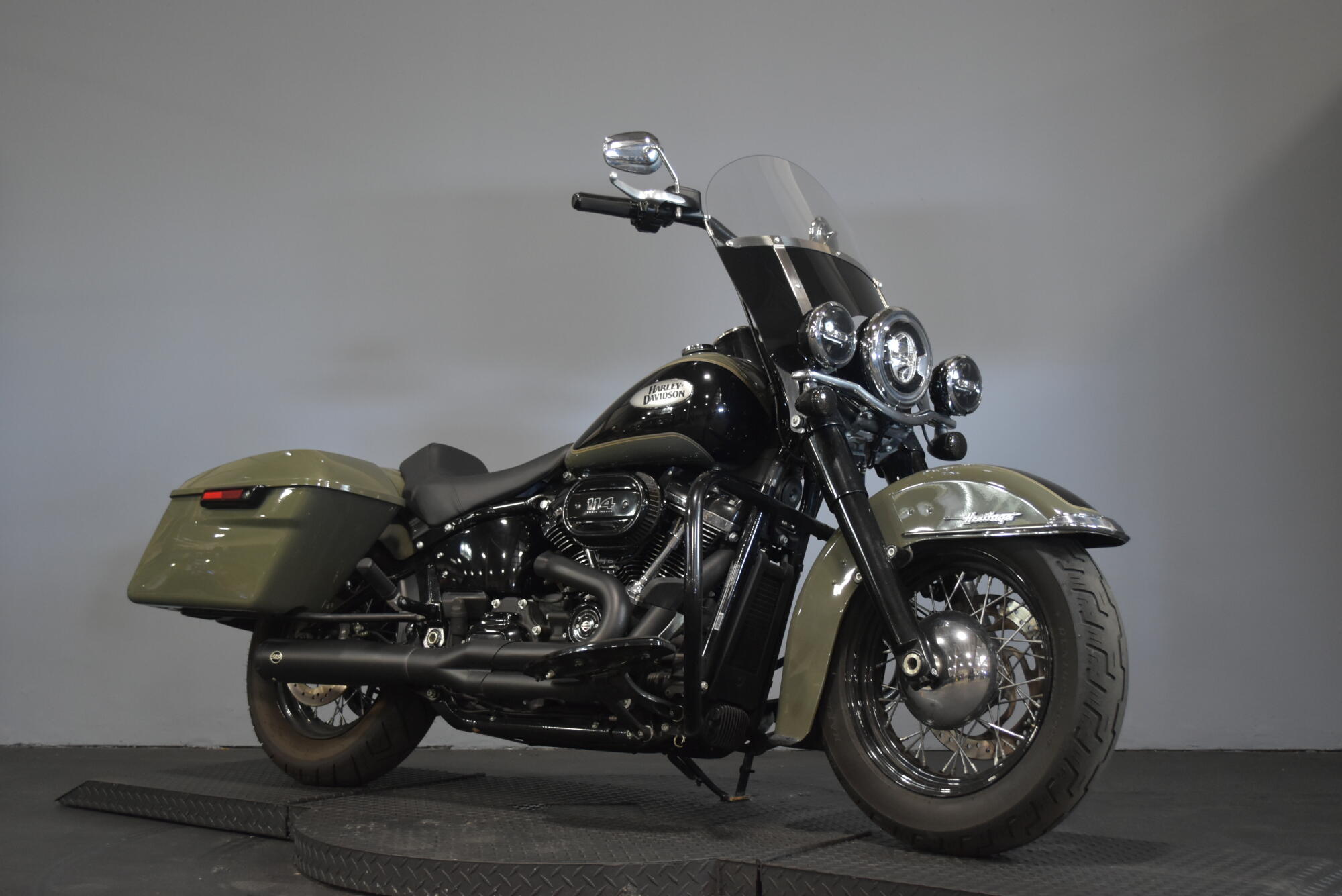 2021 Harley-Davidson® Heritage Classic 114 Deadwood Green/Vivid Black, photo 21