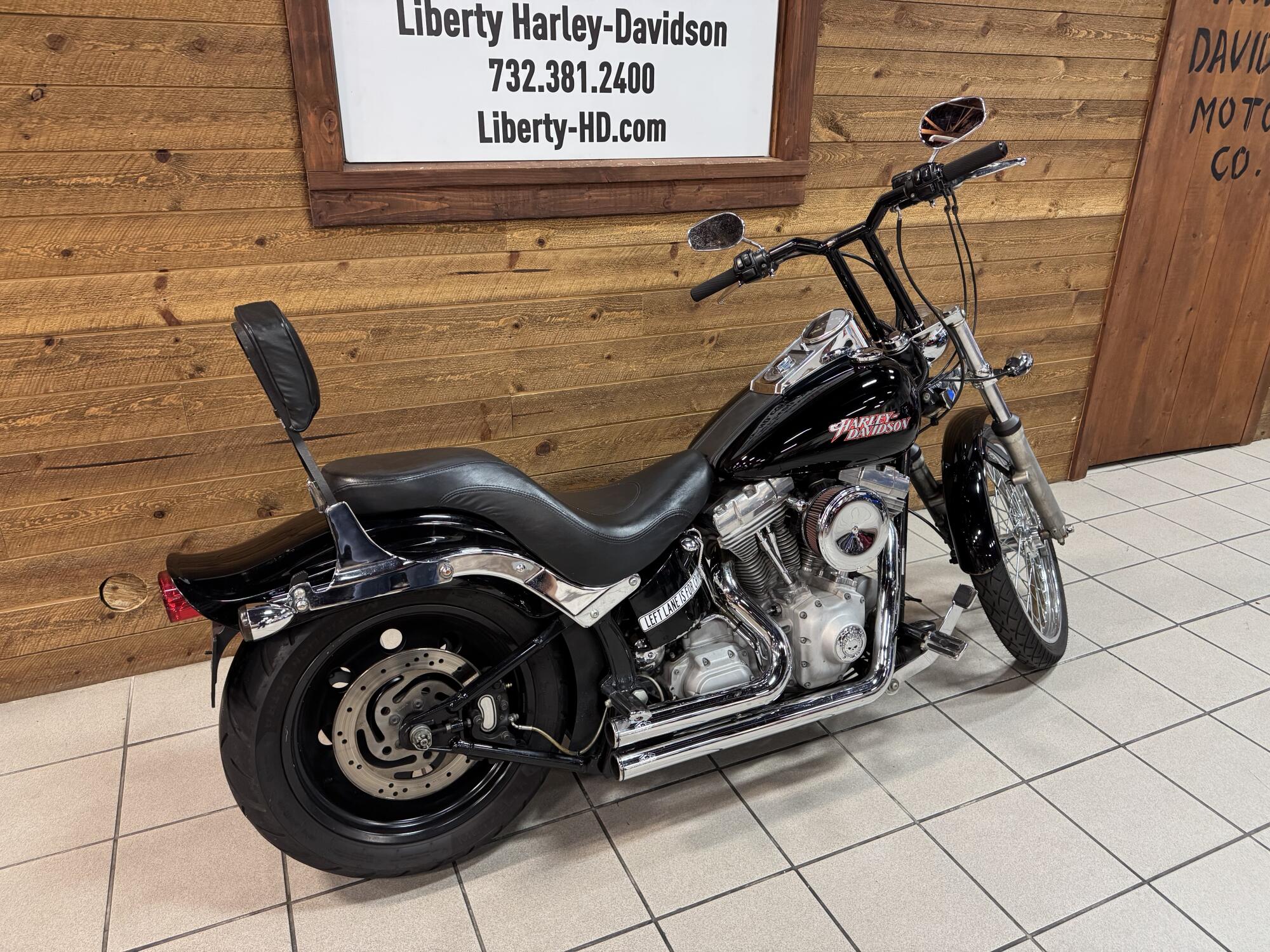 2006 Harley-Davidson® Softail Standard Vivid Black FXSTI, photo 8