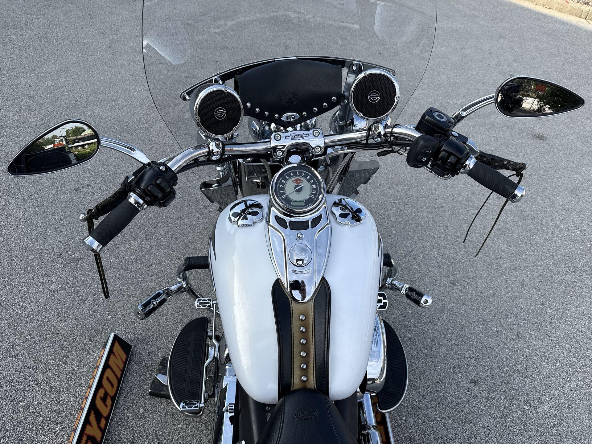 2009 Harley-Davidson® Heritage Softail® Classic Two-Tone White Gold Pearl/Pewter Pearl, photo 15