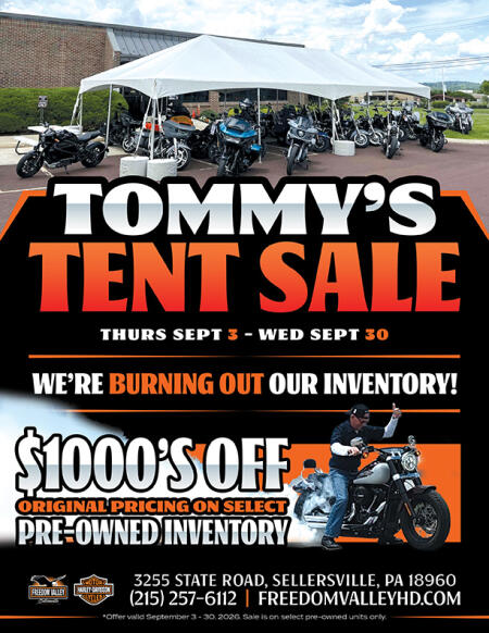 Tommy's Tent Sale | Freedom Valley Harley-Davidson®