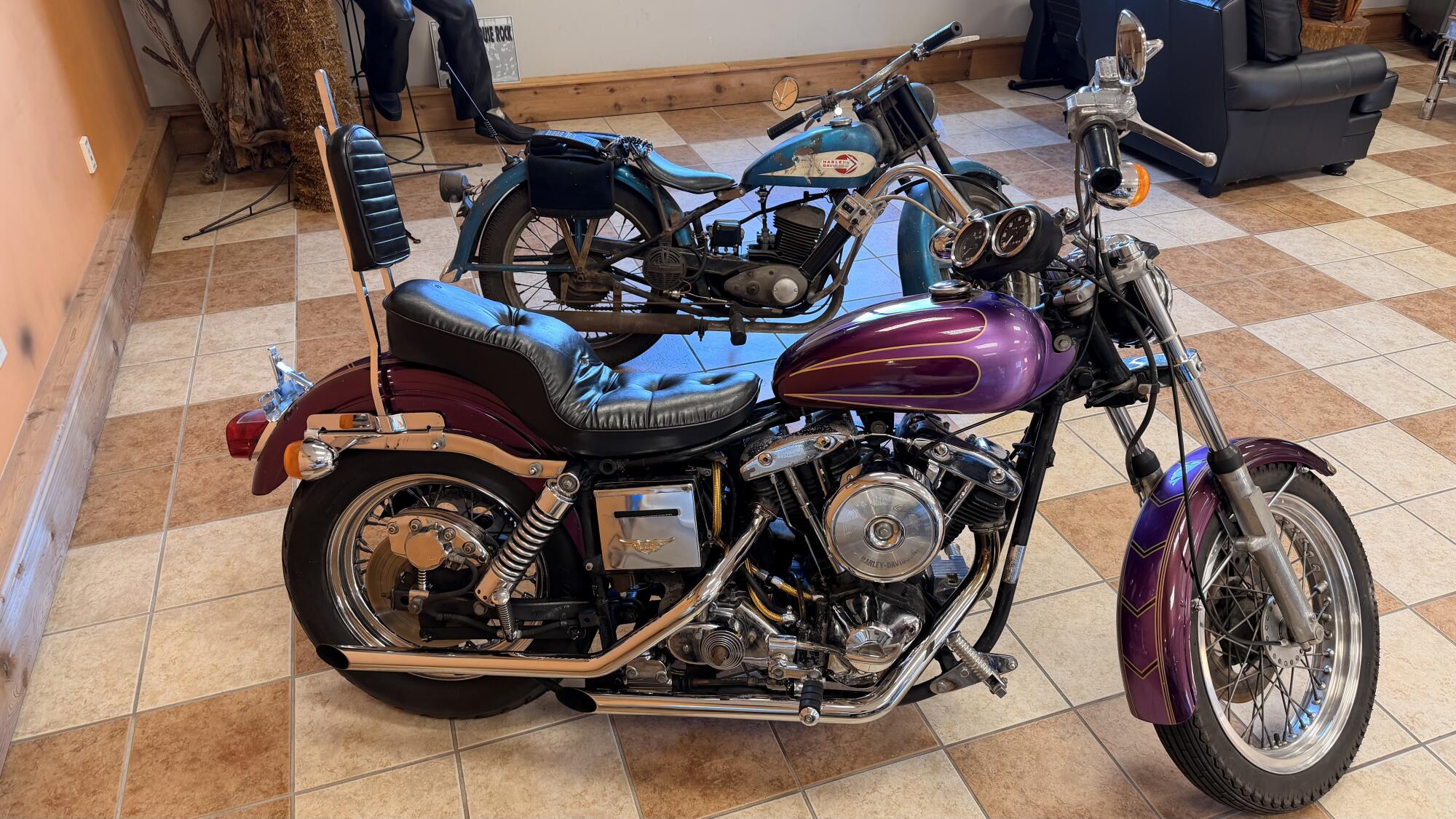 1976 SuperGlide Purple Custom paint