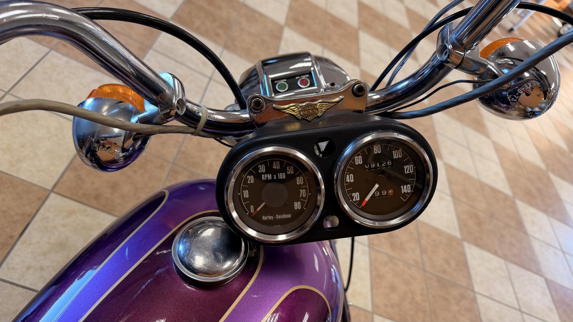 1976 SuperGlide Purple Custom paint, photo 9