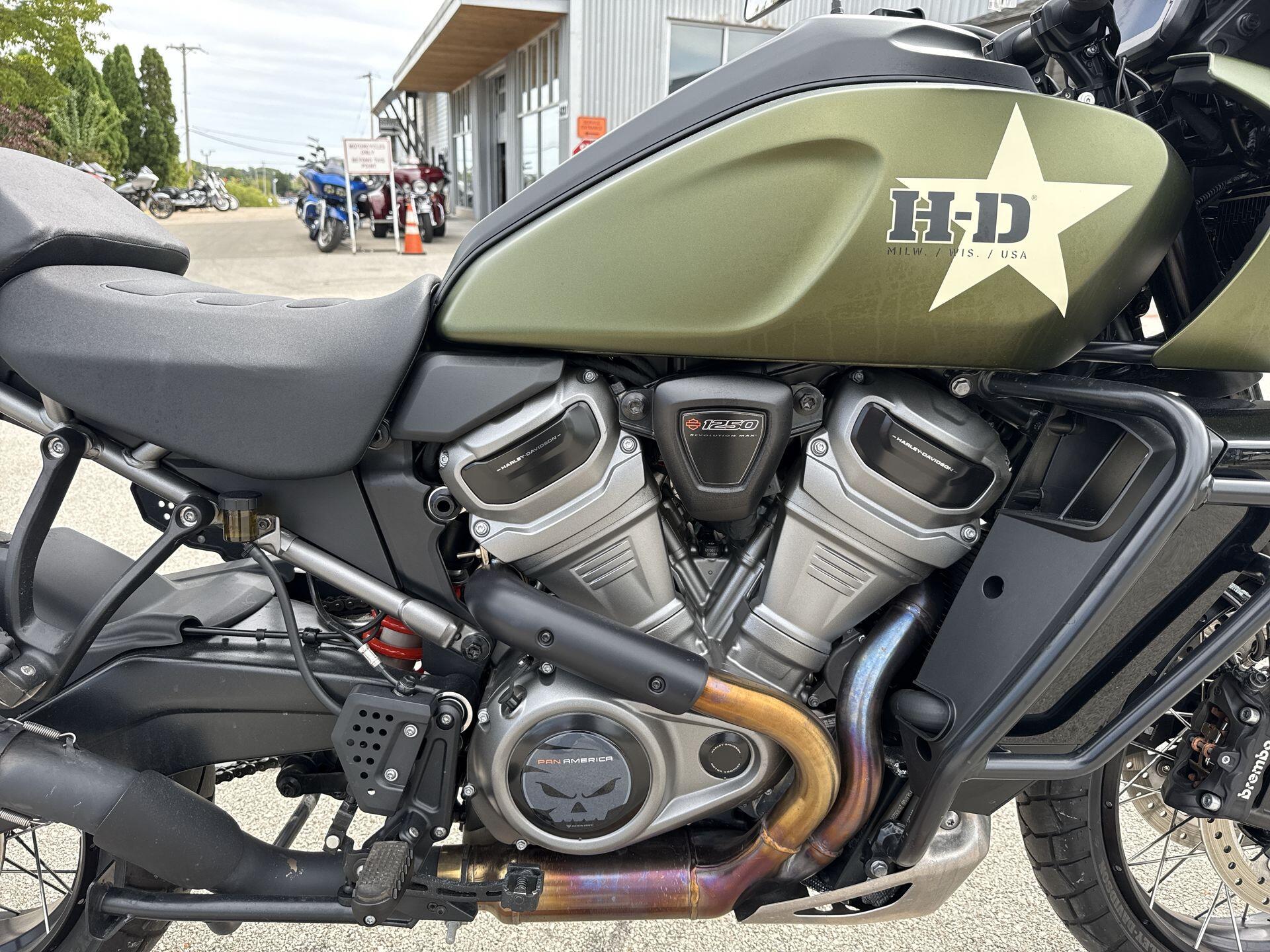 2022 Harley-Davidson® Pan America™ 1250 Special MINERAL GREEN DENIM, photo 12