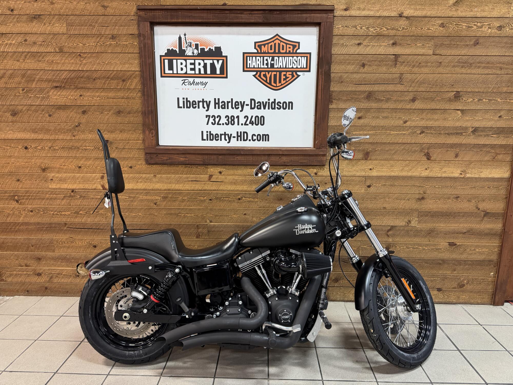 2016 Harley-Davidson® Street Bob® Black Denim FXDB