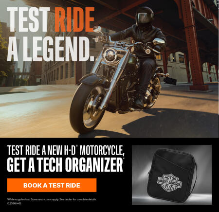 Test Ride a Legend | CrossRoads Harley-Davidson®