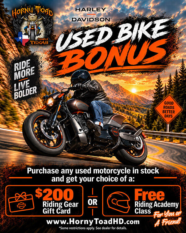 Current Specials | Horny Toad Harley-Davidson®